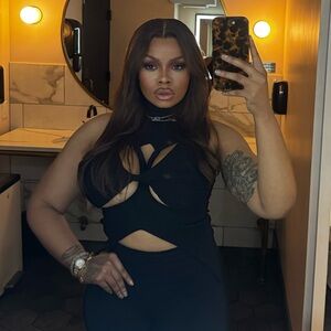 Chic Black Cut-Out Dress